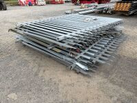 APPROX. 10No. PALISIDE METAL FENCING PANELS - 2