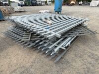 APPROX. 10No. PALISIDE METAL FENCING PANELS - 5