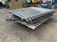 APPROX. 10No. PALISIDE METAL FENCING PANELS - 9
