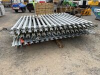 APPROX. 10No. PALISIDE METAL FENCING PANELS - 11