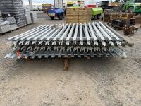 APPROX. 10No. PALISIDE METAL FENCING PANELS - 12