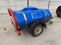 BRENDON SINGLE AXLE FAST TOW WATER BOWSER - 8