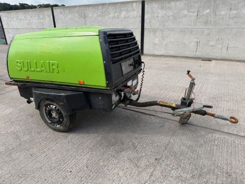 SULLAIR SINGLE AXLE TWO TOOL FAST TOW ROAD COMPRESSOR