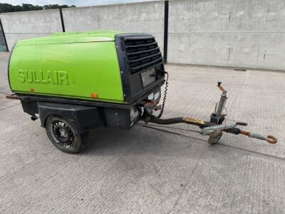 SULLAIR SINGLE AXLE TWO TOOL FAST TOW ROAD COMPRESSOR