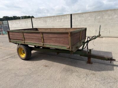 APPROX. 10ft x 6ft SINGLE AXLE DROPSIDE TIPPING TRAILER