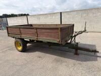 APPROX. 10ft x 6ft SINGLE AXLE DROPSIDE TIPPING TRAILER