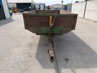 APPROX. 10ft x 6ft SINGLE AXLE DROPSIDE TIPPING TRAILER - 2