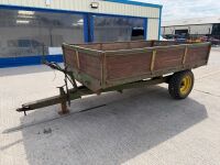 APPROX. 10ft x 6ft SINGLE AXLE DROPSIDE TIPPING TRAILER - 3
