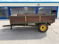 APPROX. 10ft x 6ft SINGLE AXLE DROPSIDE TIPPING TRAILER - 4