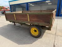 APPROX. 10ft x 6ft SINGLE AXLE DROPSIDE TIPPING TRAILER - 6
