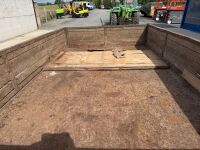APPROX. 10ft x 6ft SINGLE AXLE DROPSIDE TIPPING TRAILER - 8