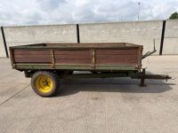 APPROX. 10ft x 6ft SINGLE AXLE DROPSIDE TIPPING TRAILER - 11