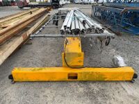 DEMAG EKKE 2 TON OVERHEAD CRANE & RAILS - 9