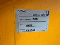 DEMAG EKKE 2 TON OVERHEAD CRANE & RAILS - 15