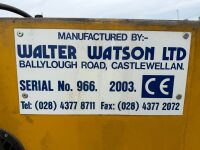 WALTER WATSON 1600KGS SWING CRANE - 8