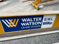 WALTER WATSON 1600KGS SWING CRANE - 9