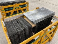 2No. WOODEN CRATE TO INC. APPROX 360No. 24x14 BANGOR BLUE SLATES - 3