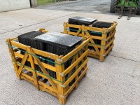 2No. WOODEN CRATE TO INC. APPROX 360No. 24x14 BANGOR BLUE SLATES - 4