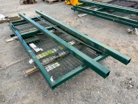 2No. APPROX. 2300mm x 1000mm METAL GATES & 2No. 3000mm POSTS - 3