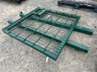 APPROX. 1200mm x 1200mm METAL PEDESTRIAN GATE & 2No. 1900mm POSTS