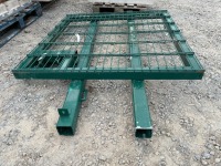 APPROX. 1200mm x 1200mm METAL PEDESTRIAN GATE & 2No. 1900mm POSTS - 2