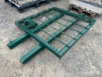 APPROX. 1200mm x 1200mm METAL PEDESTRIAN GATE & 2No. 1900mm POSTS - 3