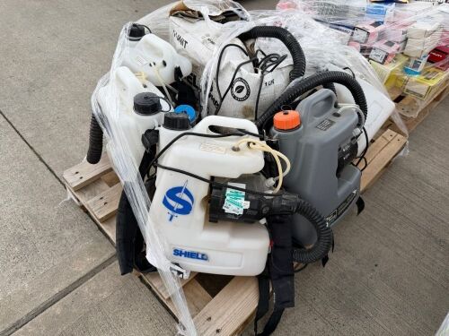 PALLET TO INC. 7No. ASSORTED ELECTRICAL FOGGING MACHINES