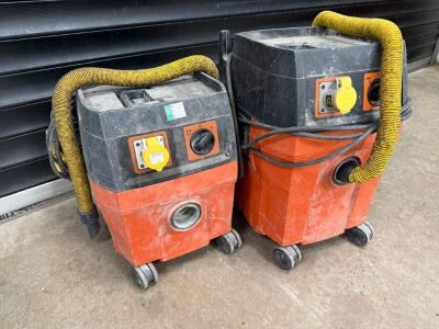 2No. ASSORTED FEIN 110V INDUSTRAIL HOOVERS