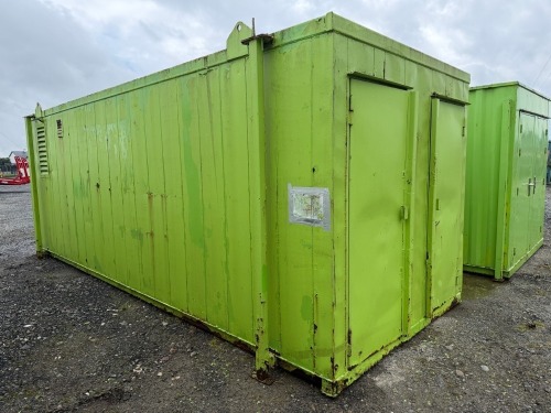 APPROX. 22ft x 9ft ANTI VANDAL WELFARE UNIT