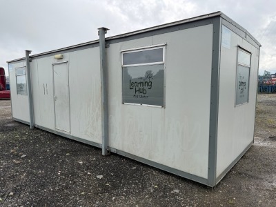 APPROX. 30ft x 10ft STEEL CLAD OPEN PLAN OFFICE