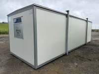 APPROX. 30ft x 10ft STEEL CLAD OPEN PLAN OFFICE - 3