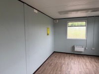 APPROX. 30ft x 10ft STEEL CLAD OPEN PLAN OFFICE - 12