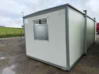 APPROX. 30ft x 10ft STEEL CLAD OPEN PLAN OFFICE - 20