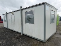 APPROX. 30ft x 10ft STEEL CLAD OPEN PLAN OFFICE - 21
