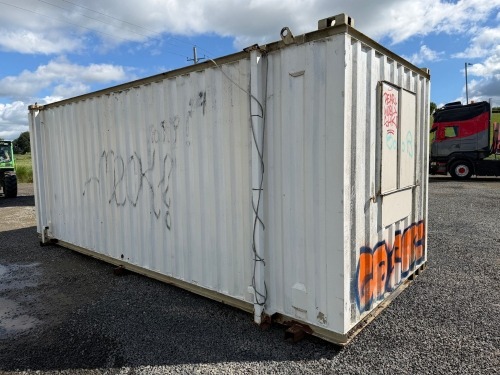 APPROX. 20FT X 8FT OPEN PLAN ANTI VANDAL SITE OFFICE