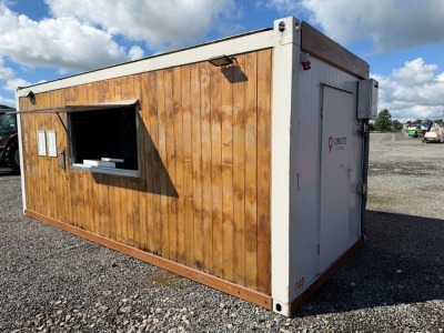 APPROX. 20FT X 8FT CATERING KIOSK CONTAINER
