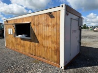 APPROX. 20FT X 8FT CATERING KIOSK CONTAINER