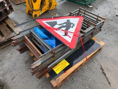 APPORX. 6No. ASSORTED ROADWORK SIGNS