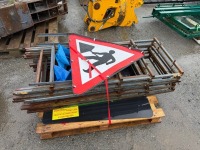 APPROX. 6No. ASSORTED ROADWORK SIGNS - 2