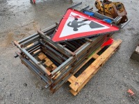 APPROX. 6No. ASSORTED ROADWORK SIGNS - 5