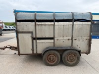 APPROX. 10ft x 5ft IFOR WILLIAMS TA510R 2600KGS CATTLE TRAILER&nbsp; - 4