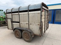 APPROX. 10ft x 5ft IFOR WILLIAMS TA510R 2600KGS CATTLE TRAILER&nbsp; - 5
