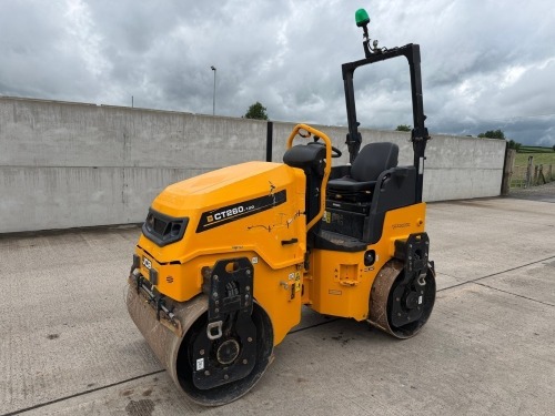 JCB VIBROMAX CT260-120 DOUBLE DRUM RIDE ON ROLLER
