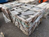 2No. CRATES TO INC. APPROX. 55LM SANDSTONE CLADDING CORNERS &&nbsp;CRATE TO INC. APPROX. 22M SANDSTONE CLADDING