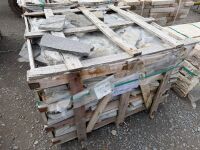 2No. CRATES TO INC. APPROX. 55LM SANDSTONE CLADDING CORNERS &&nbsp;CRATE TO INC. APPROX. 22M SANDSTONE CLADDING - 2