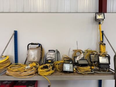 LOT TO INC. ASSORTED 110V LIGHTS