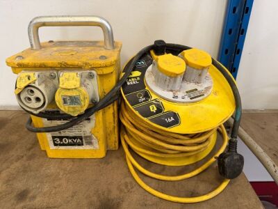 3KVA TRANSFORMER BOX & EXTENSION LEAD