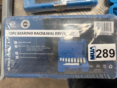 UNUSED TOOLZONE 10 PIECE BEARING RACE & SEAL DRIVER KIT