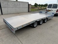 UNUSED DALE KANE 16FT X 6FT6" TRI AXLE 3500KGS BEAVERTAIL PLANT TRAILER - 9