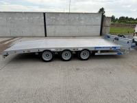 UNUSED DALE KANE 16FT X 6FT6" TRI AXLE 3500KGS BEAVERTAIL PLANT TRAILER - 10
